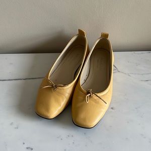Yellow Everlane Flats
